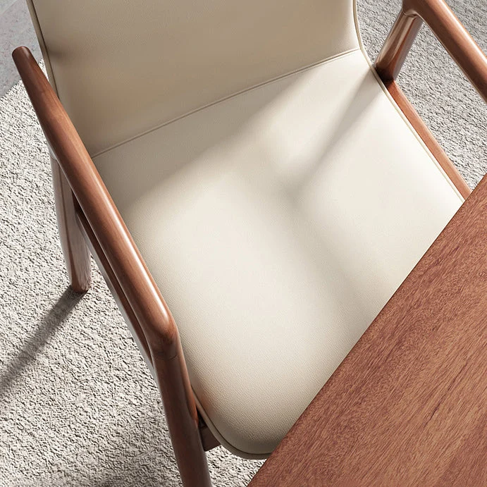 Moderne stijl stoel eetkamerstoelen met houten poten voor keuken Clearhalo