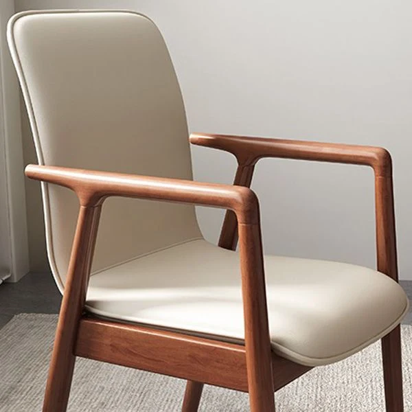 Moderne stijl stoel eetkamerstoelen met houten poten voor keuken Clearhalo