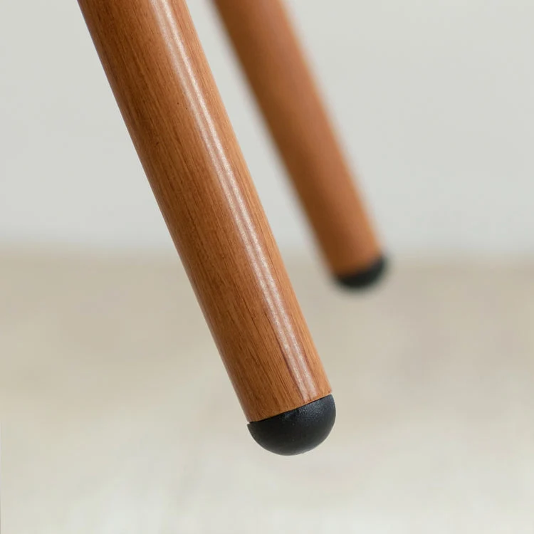 Moderne stijl stoelen stapelbare fauteuil met houten poten voor keuken Clearhalo