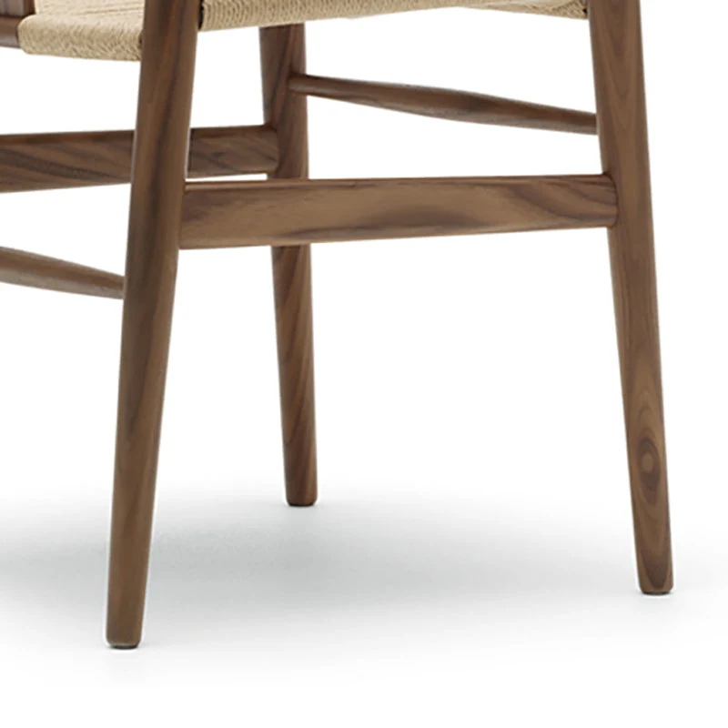 Moderne stijl Wishbone eetkamerstoelen Houten eetkamerstoelen Clearhalo