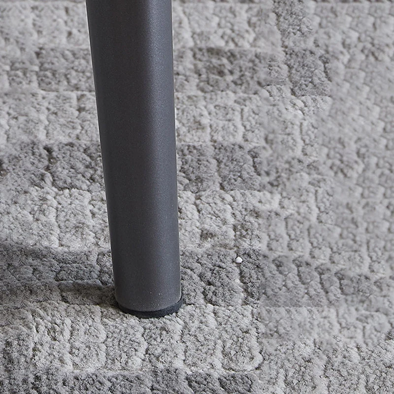 Moderne thuisstoel Eetkamerstoel met open rug en metalen poten Clearhalo