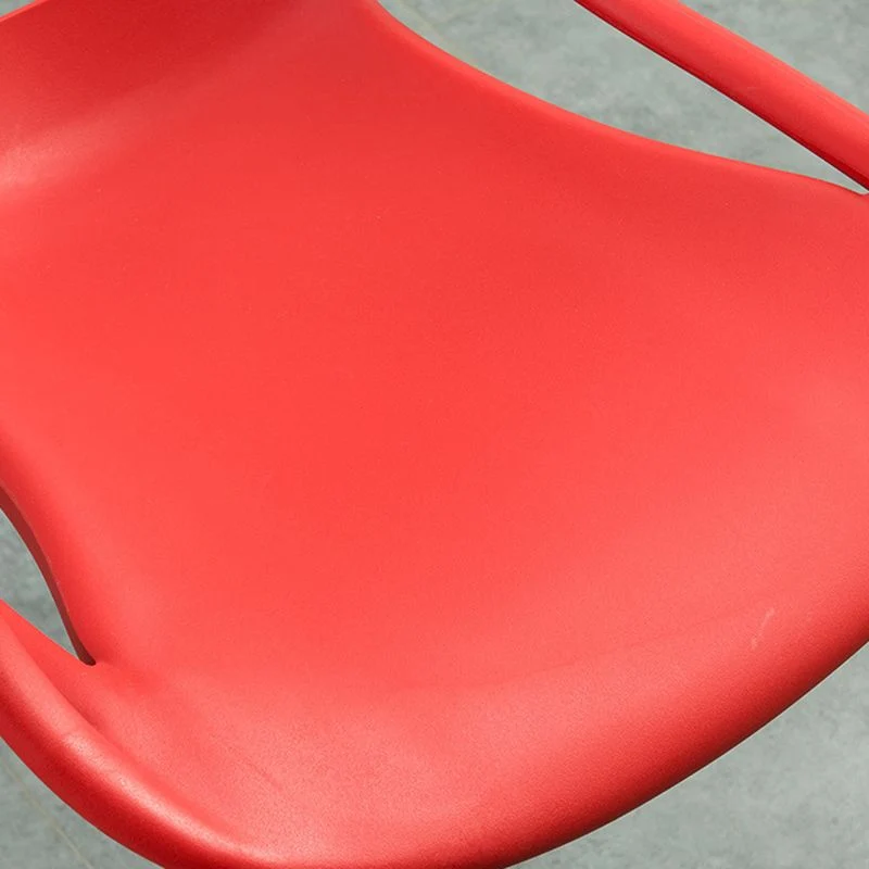 Nordic Arm-zijstoelen, stoelen met open rug en kunststof poten voor thuisgebruik Clearhalo