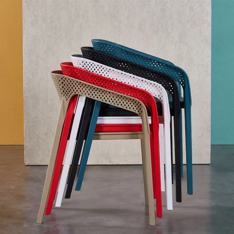 Nordic Chairs Eetkamerstoel voor keuken met kunststof poten Clearhalo