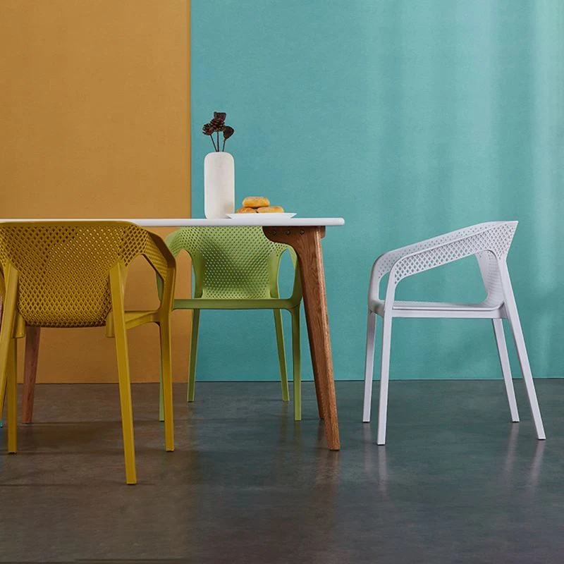 Nordic Chairs Eetkamerstoel voor keuken met kunststof poten Clearhalo