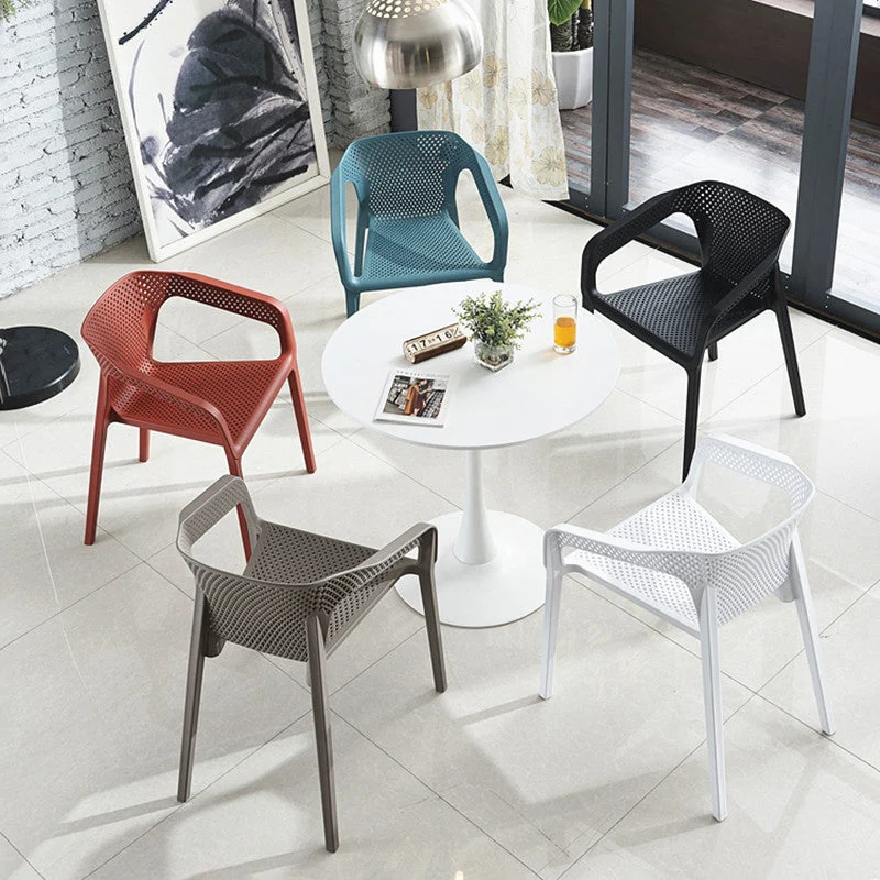 Nordic Chairs Eetkamerstoel voor keuken met kunststof poten Clearhalo