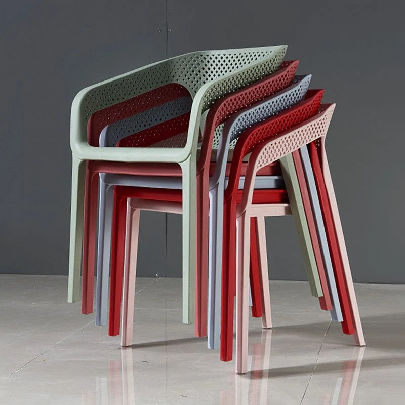 Nordic Chairs Eetkamerstoel voor keuken met kunststof poten Clearhalo