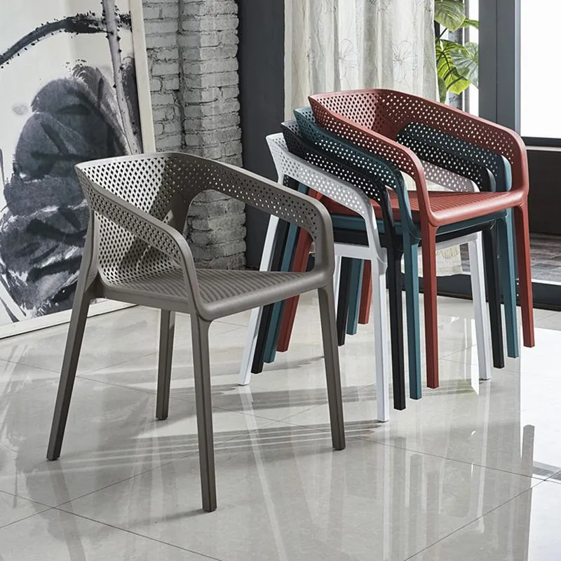Nordic Chairs Eetkamerstoel voor keuken met kunststof poten Clearhalo