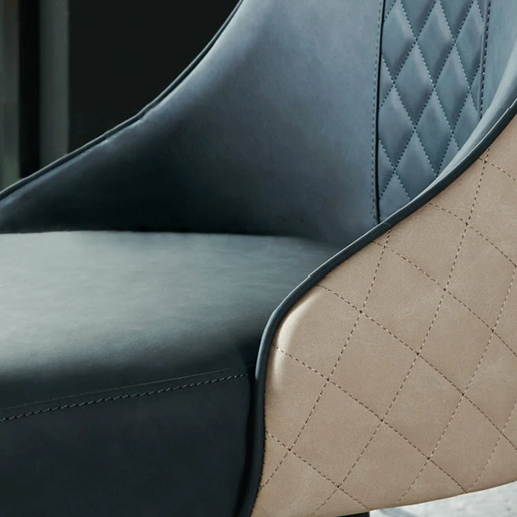 Nordic Glam Style stoelen keukenarmzijstoel met houten poten Clearhalo