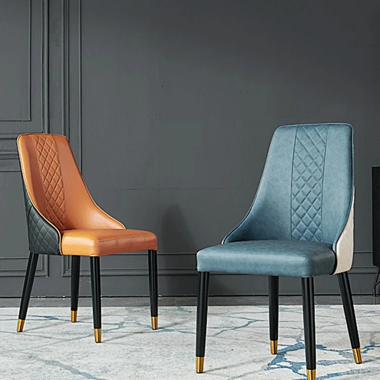 Nordic Glam Style stoelen keukenarmzijstoel met houten poten Clearhalo