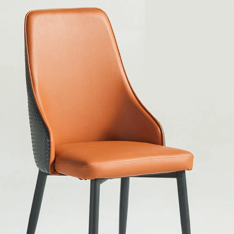 Parsons Dining Accent Chair Industriële gestoffeerde eetkamerstoel Clearhalo