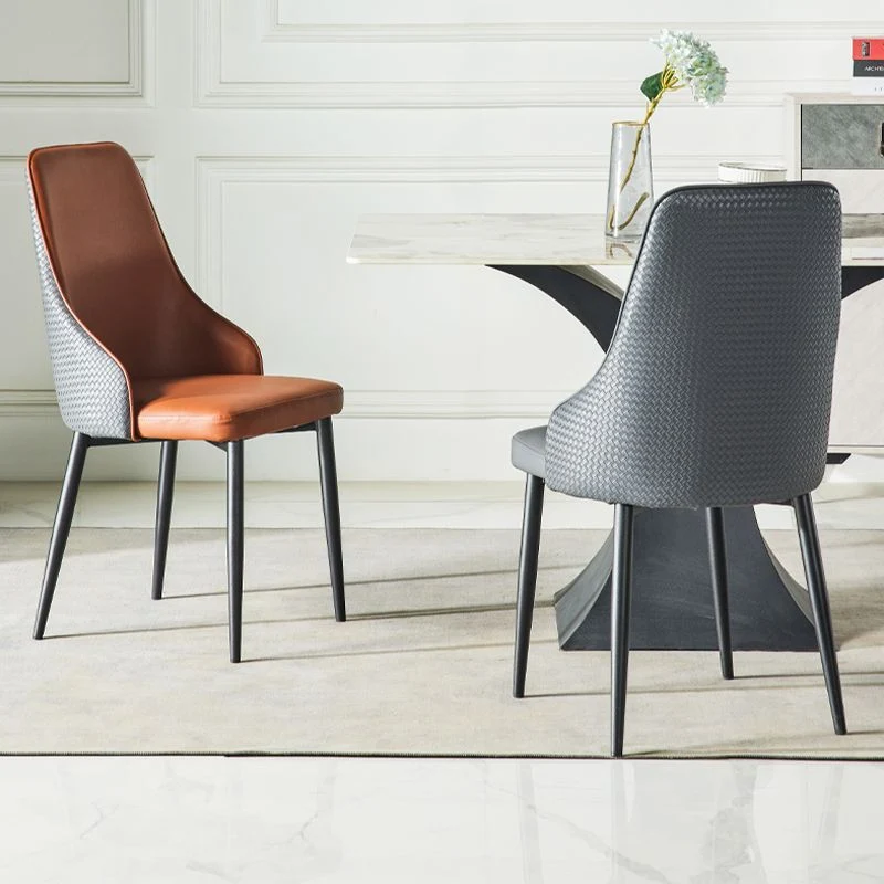 Parsons Dining Accent Chair Industriële gestoffeerde eetkamerstoel Clearhalo