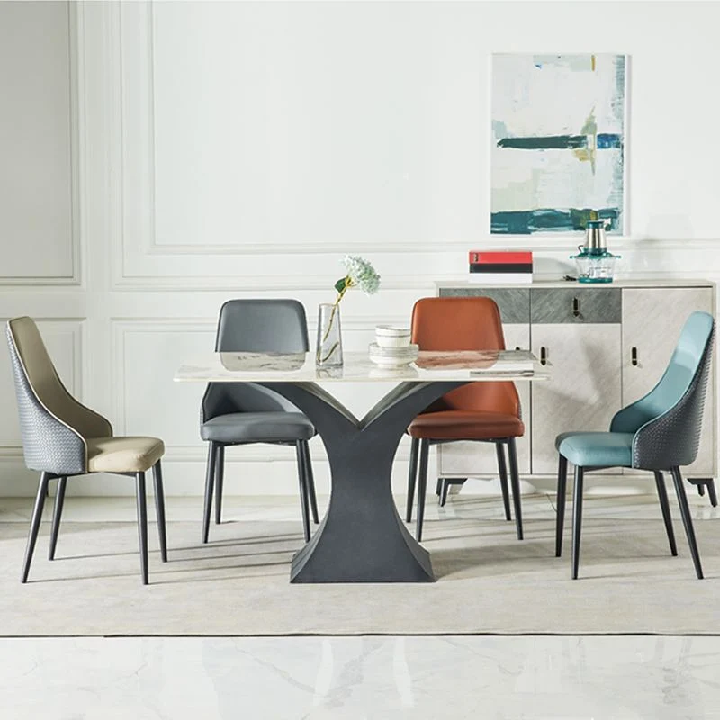 Parsons Dining Accent Chair Industriële gestoffeerde eetkamerstoel Clearhalo