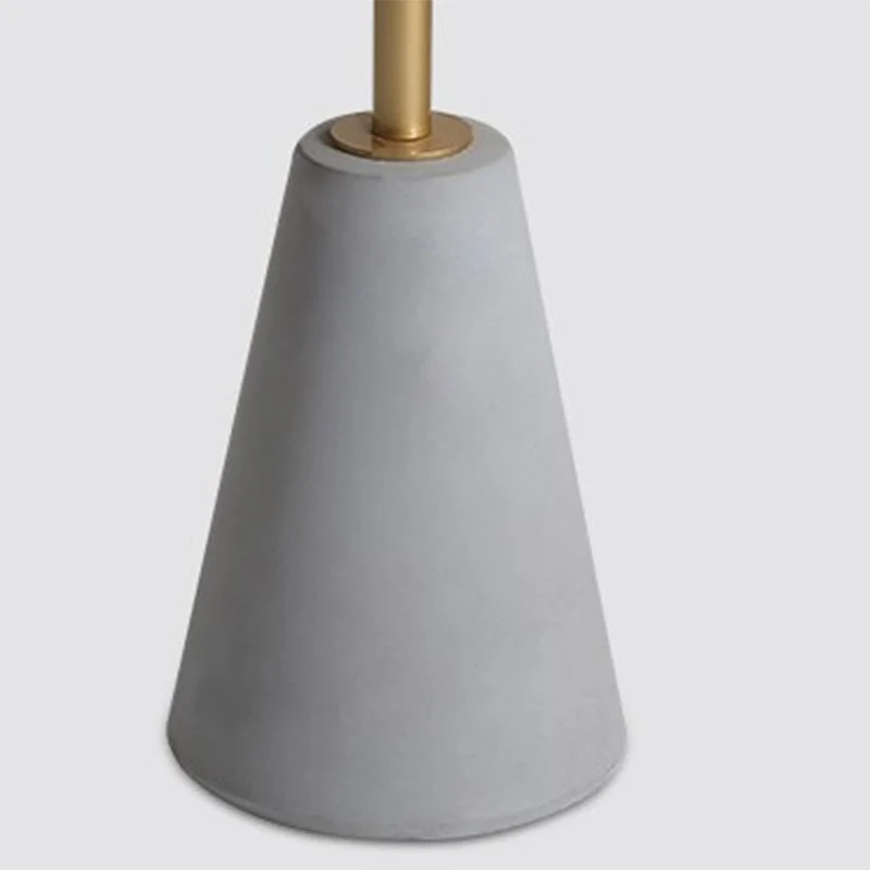Ronde metalen tafel middeleeuwse moderne stijl en bijzettafel met stenen voetstuk Clearhalo