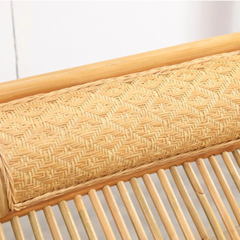 Rotan antieke schommelstoel 27,6" x 66,9" x 35,4" schommelstoel hoge rug voor woonkamer Clearhalo