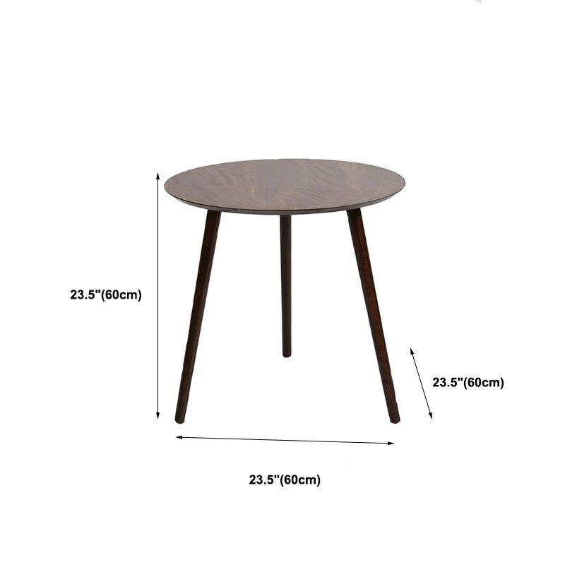 Scandinavische bank met accent aan de zijkant, Tri Pin-bijzettafel, ronde bijzettafel Clearhalo