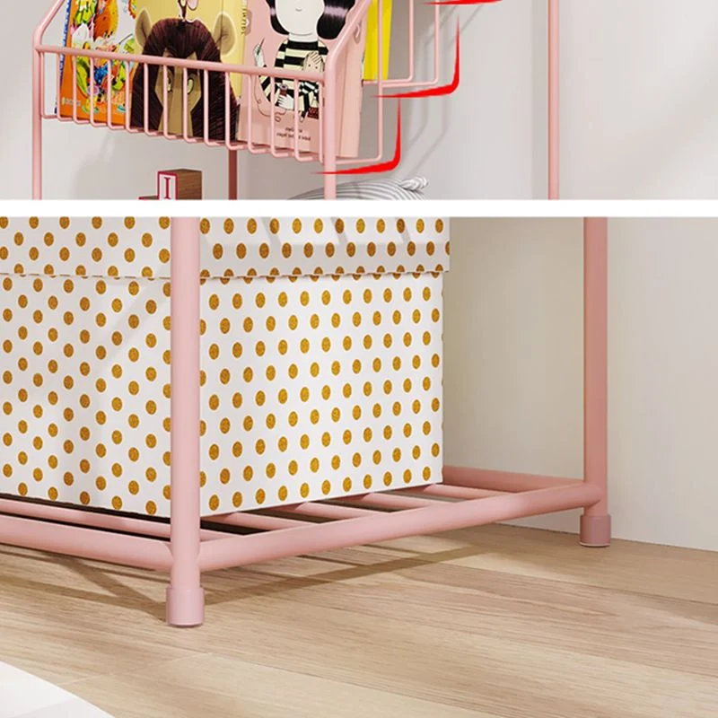 Scandinavische boekenplank met gesloten achterkant, metalen boekenkast met planken Clearhalo
