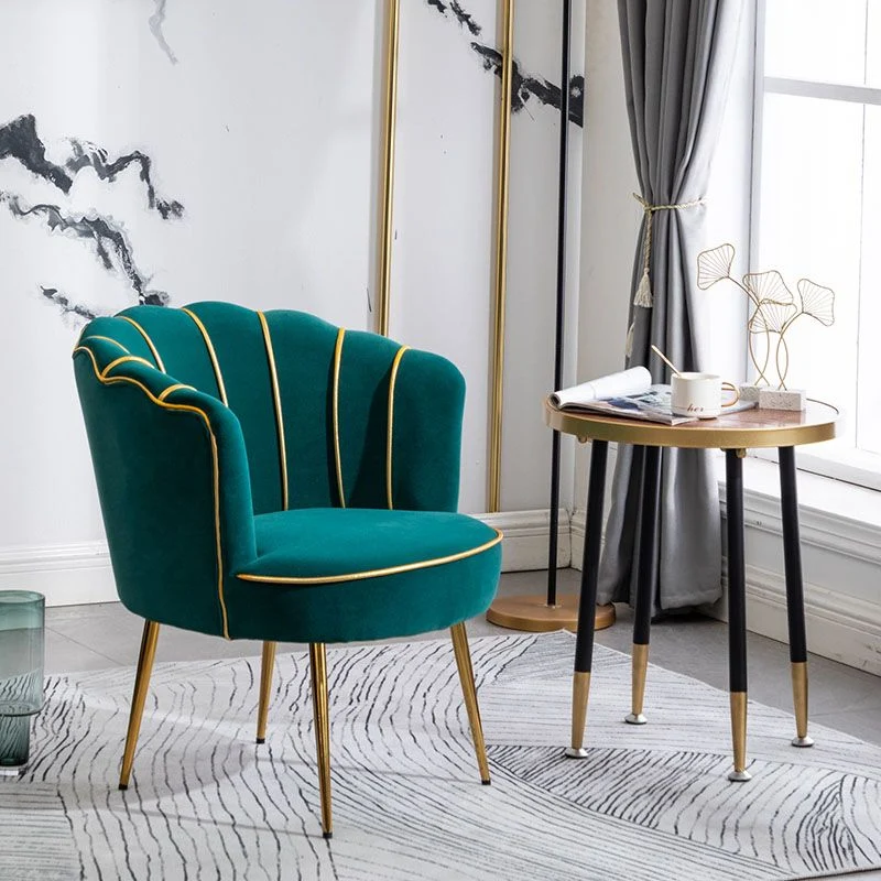 Scandinavische gestoffeerde armloze eetkamerstoelen, stoelen met stevige rugleuning voor thuis Clearhalo