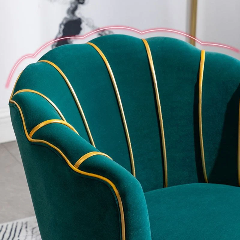 Scandinavische gestoffeerde armloze eetkamerstoelen, stoelen met stevige rugleuning voor thuis Clearhalo