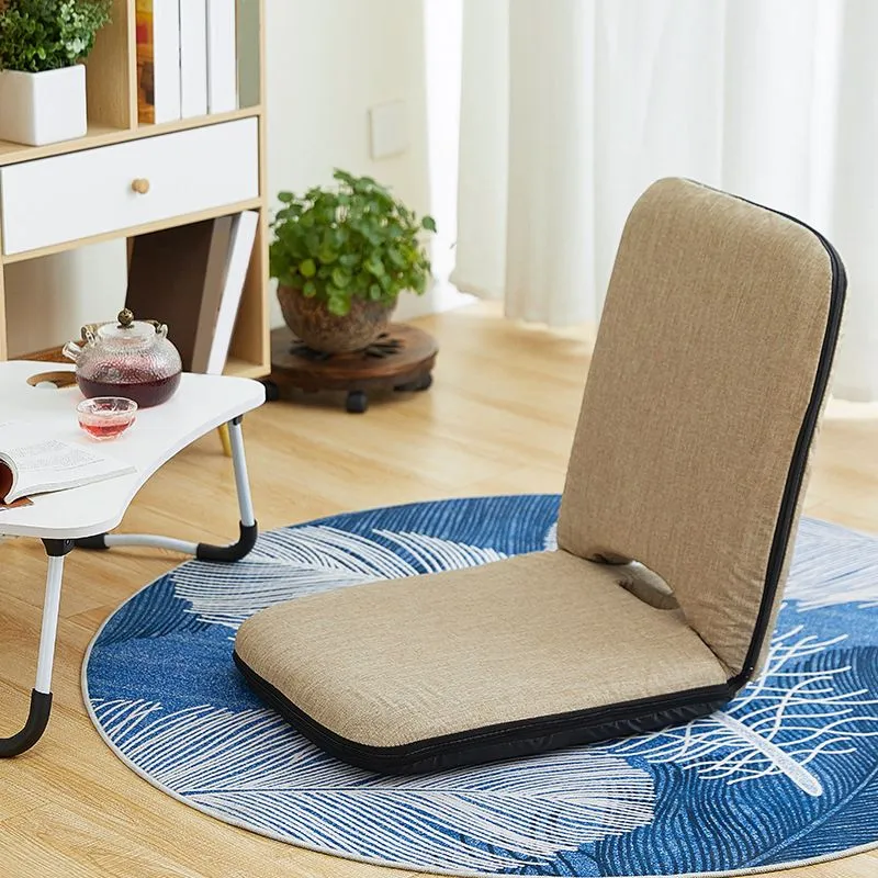 Scandinavische katoenmix standaard fauteuil effen kleur fauteuil Clearhalo