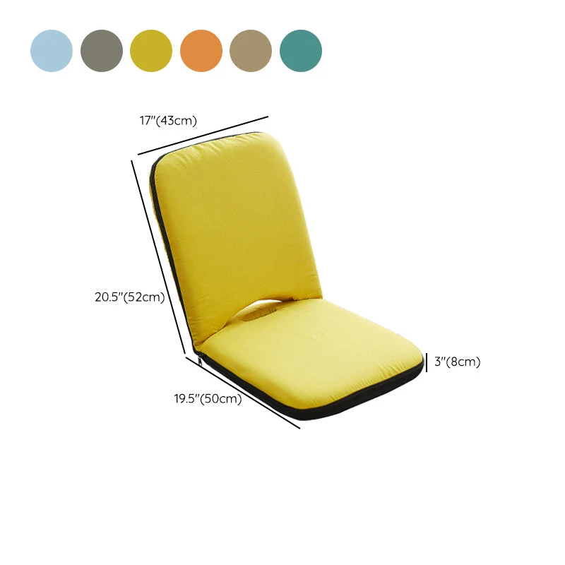 Scandinavische katoenmix standaard fauteuil effen kleur fauteuil Clearhalo