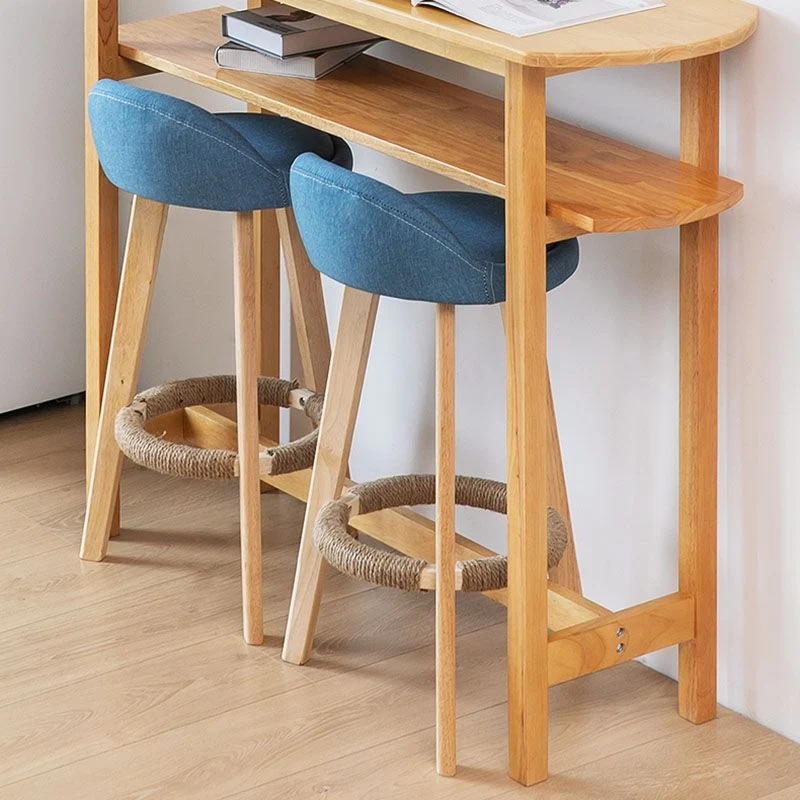 Scandinavische matte afwerking gestoffeerde barkrukken Home voetensteunkruk Clearhalo