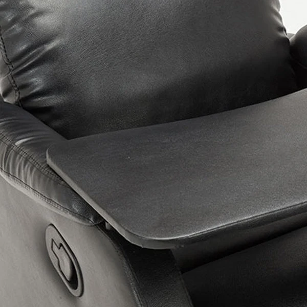 Standaard fauteuil van kunstleer, handmatig te bedienen Botton fauteuil met lendensteun Clearhalo