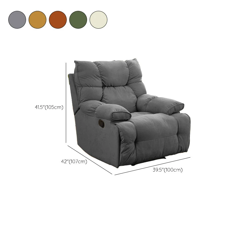 Standaard fauteuil van polyestermix Verstelbare fauteuils met lendensteun Clearhalo