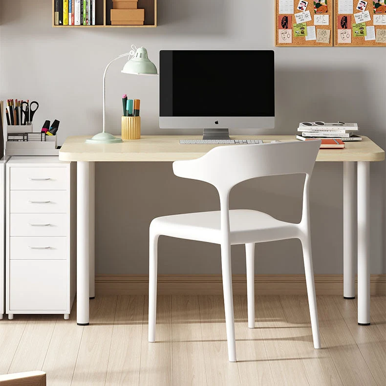 Stapelbare stoelen eigentijdse stijl, eetkamerstoelen zonder armleuningen met kunststof poten Clearhalo