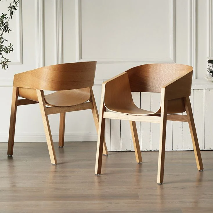 Traditionele houten eetkamerstoelen, eetkamerstoel met open rug voor gebruik restaurants Clearhalo
