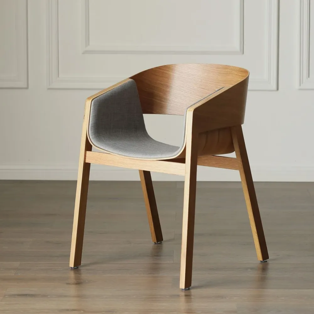 Traditionele houten eetkamerstoelen, eetkamerstoel met open rug voor gebruik restaurants Clearhalo