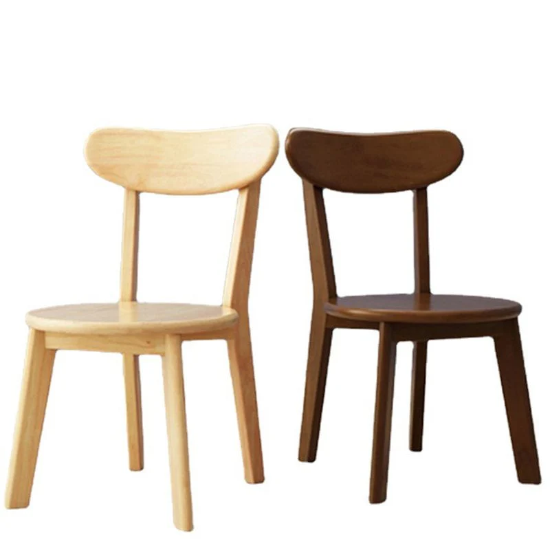 Traditionele keukeneetstoelen Houten armloze eetkamerstoelen Clearhalo