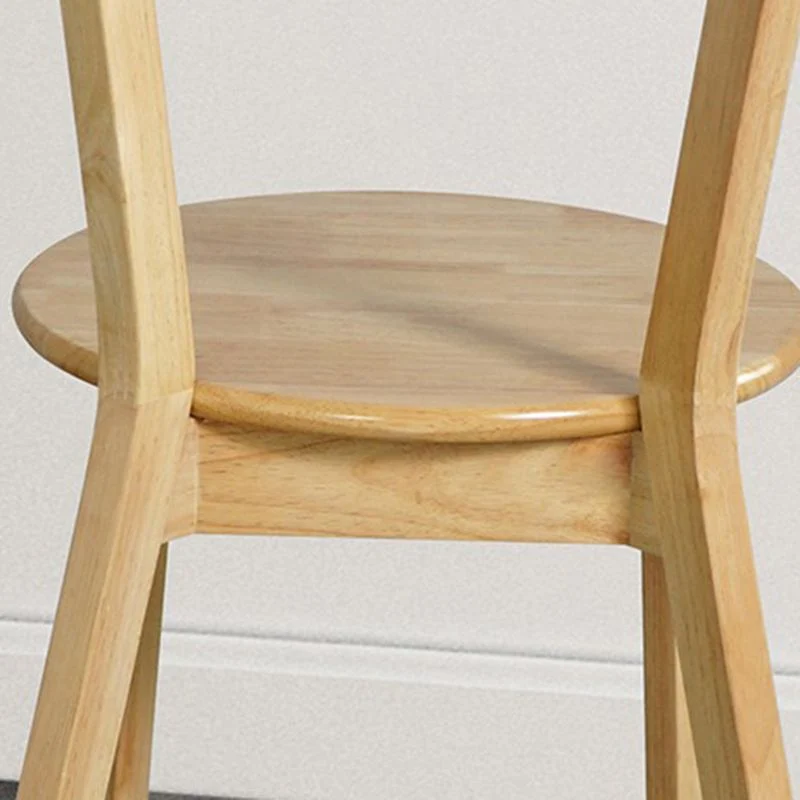 Traditionele keukeneetstoelen Houten armloze eetkamerstoelen Clearhalo