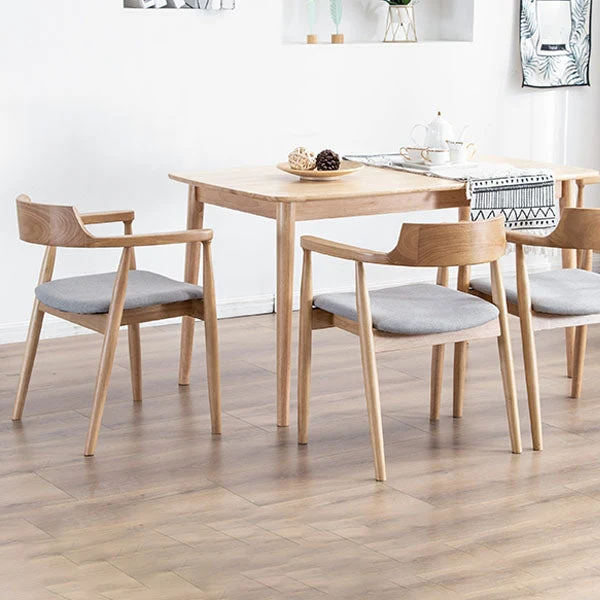 Traditionele stijl open rugstoelen eetkamer houten fauteuils voor keuken Clearhalo