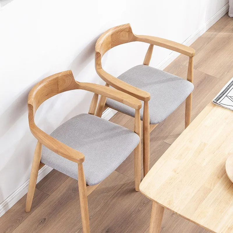 Traditionele stijl open rugstoelen eetkamer houten fauteuils voor keuken Clearhalo