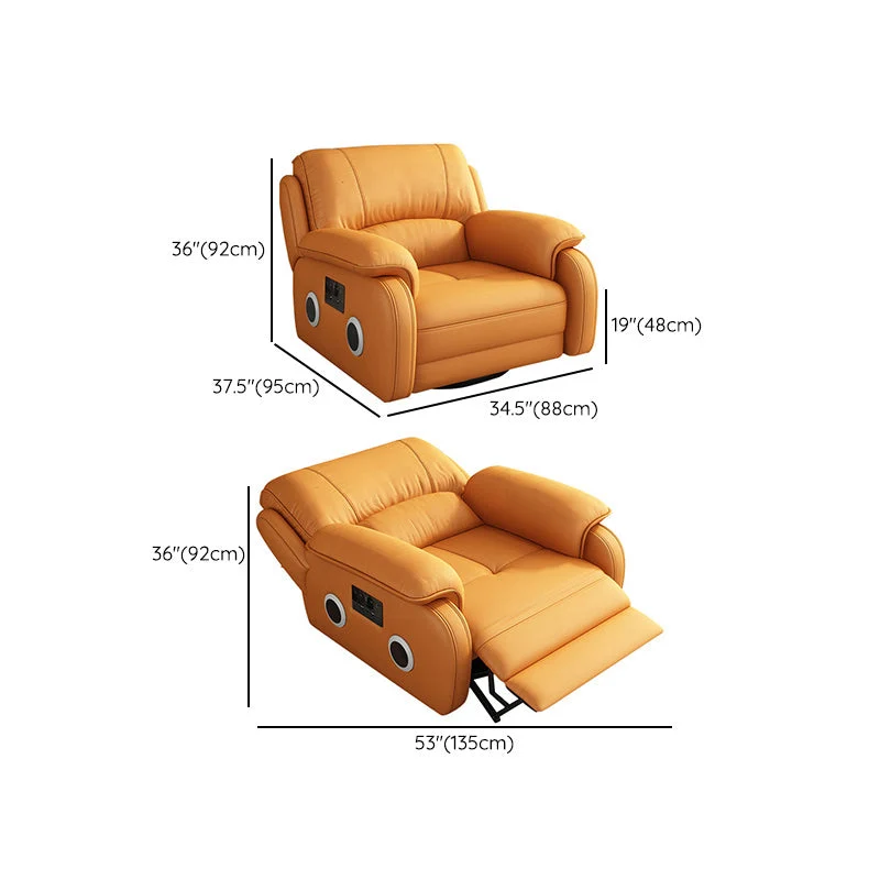 USB-oplaadpoort Standaard fauteuil Draaibare fauteuil Clearhalo