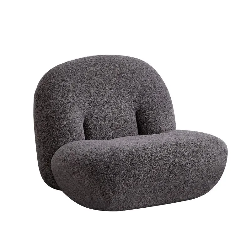 Wollen armloze stoel 31,49 "L x 27,55" B x 26,77 "H Armloze stoel voor woonkamer Clearhalo