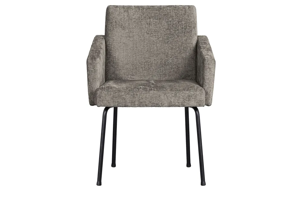 WOOOD Mount armstoel geweven taupe De Eekhoorn
