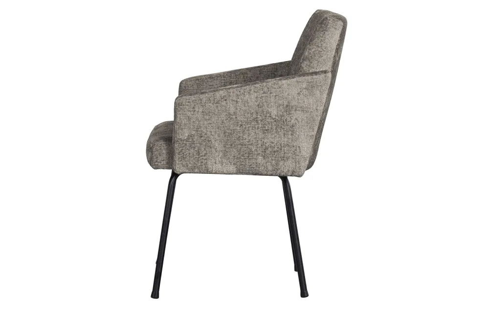 WOOOD Mount armstoel geweven taupe De Eekhoorn