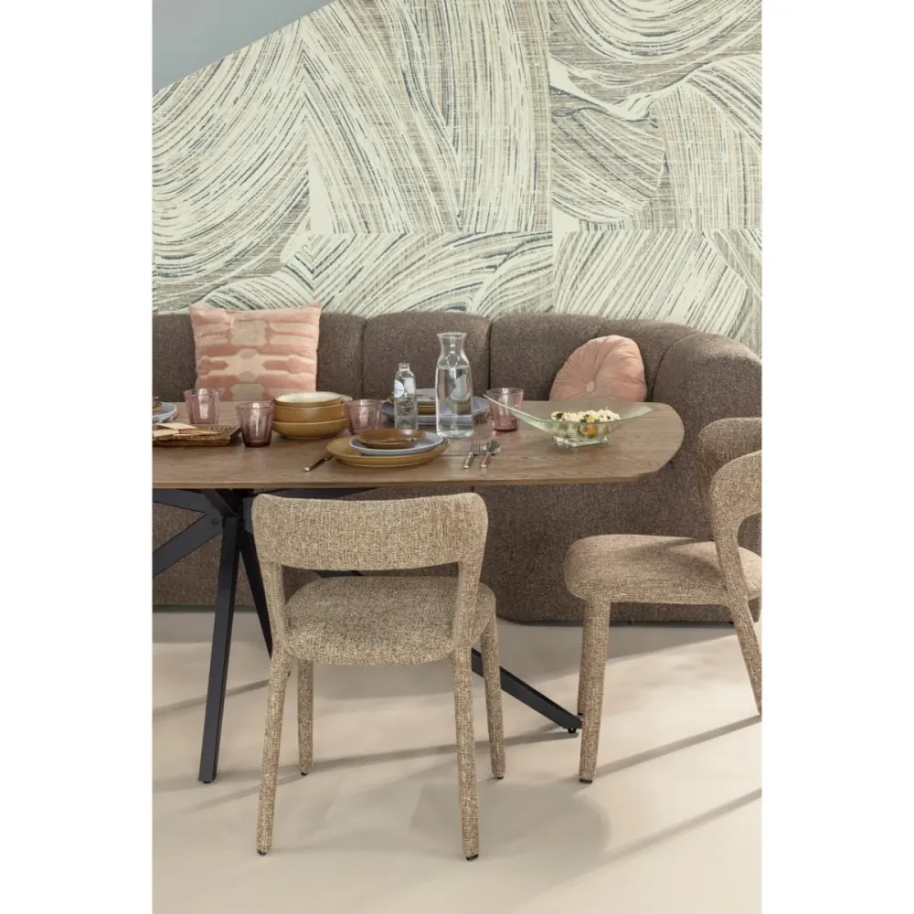 WOOOD Noble eetkamerstoel taupe De Eekhoorn