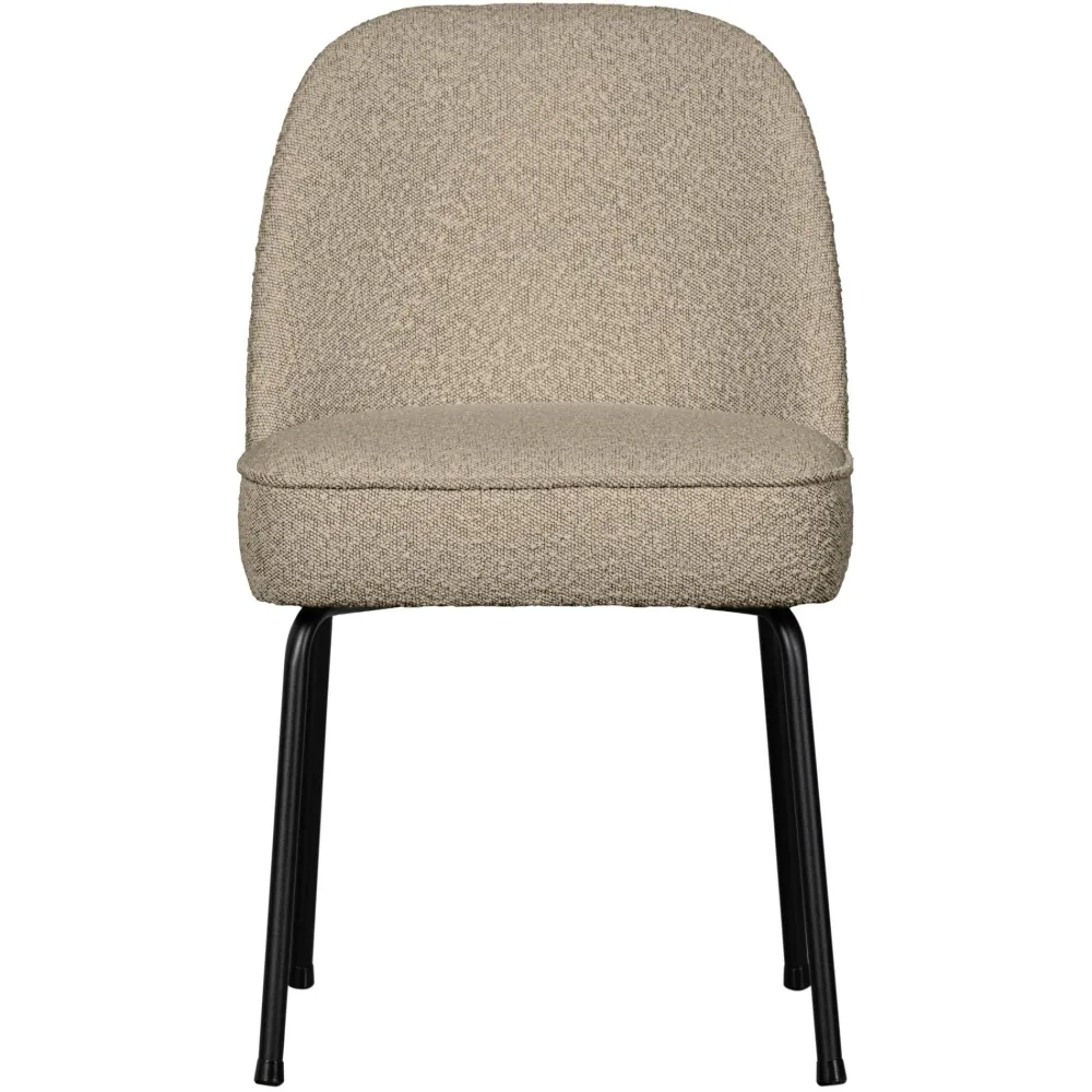 WOOOD Vogue eetkamerstoel bouclé beige De Eekhoorn