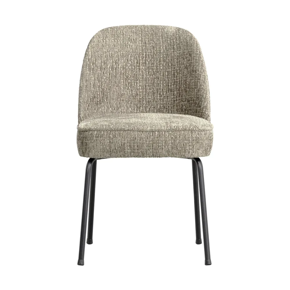 WOOOD Vogue eetkamerstoel structure velvet wheatfield De Eekhoorn