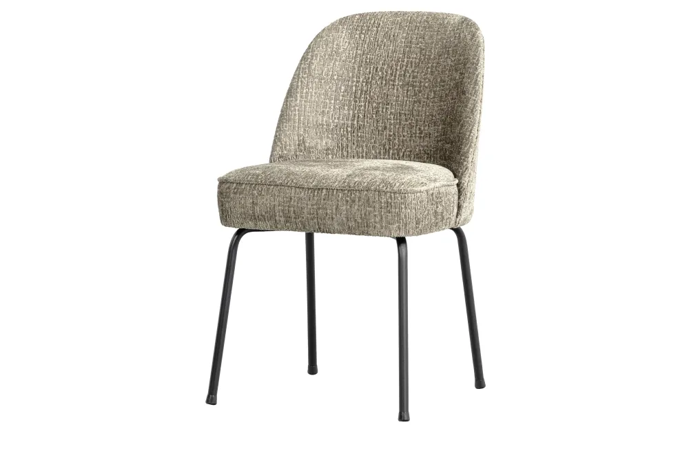 WOOOD Vogue eetkamerstoel structure velvet wheatfield De Eekhoorn