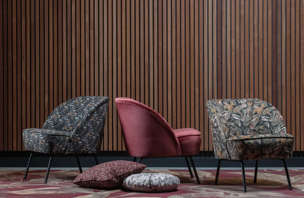 WOOOD Vogue fauteuil kunstleer zwart De Eekhoorn