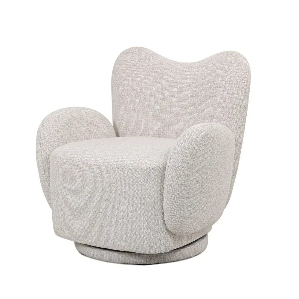 DÉJA Living Draaifauteuil Lola - Stof - Off-White