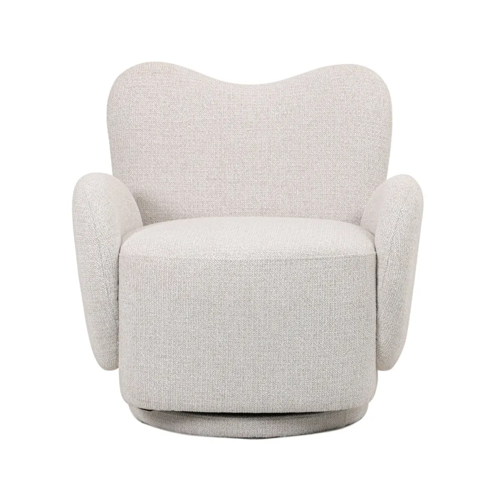 DÉJA Living Draaifauteuil Lola - Stof - Off-White