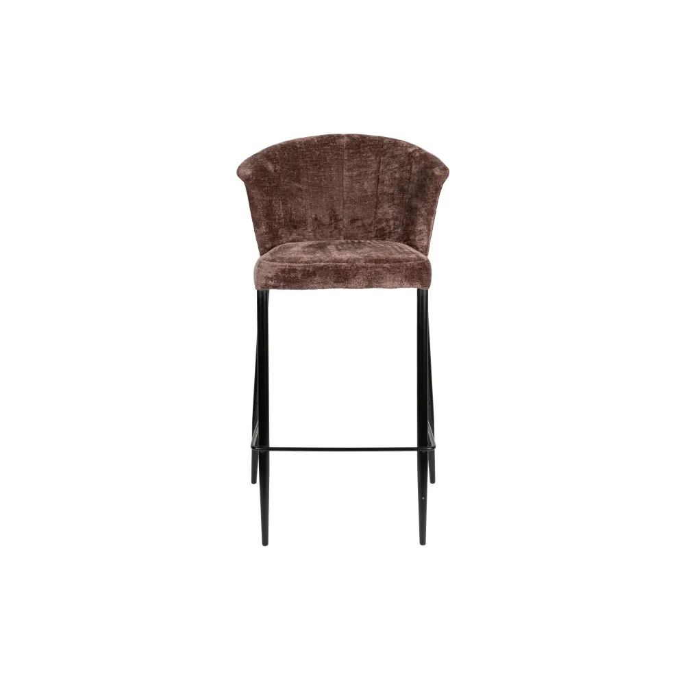 Dutchbone Georgia Barkrukken rugleuning 73 cm Paars - Set van 2