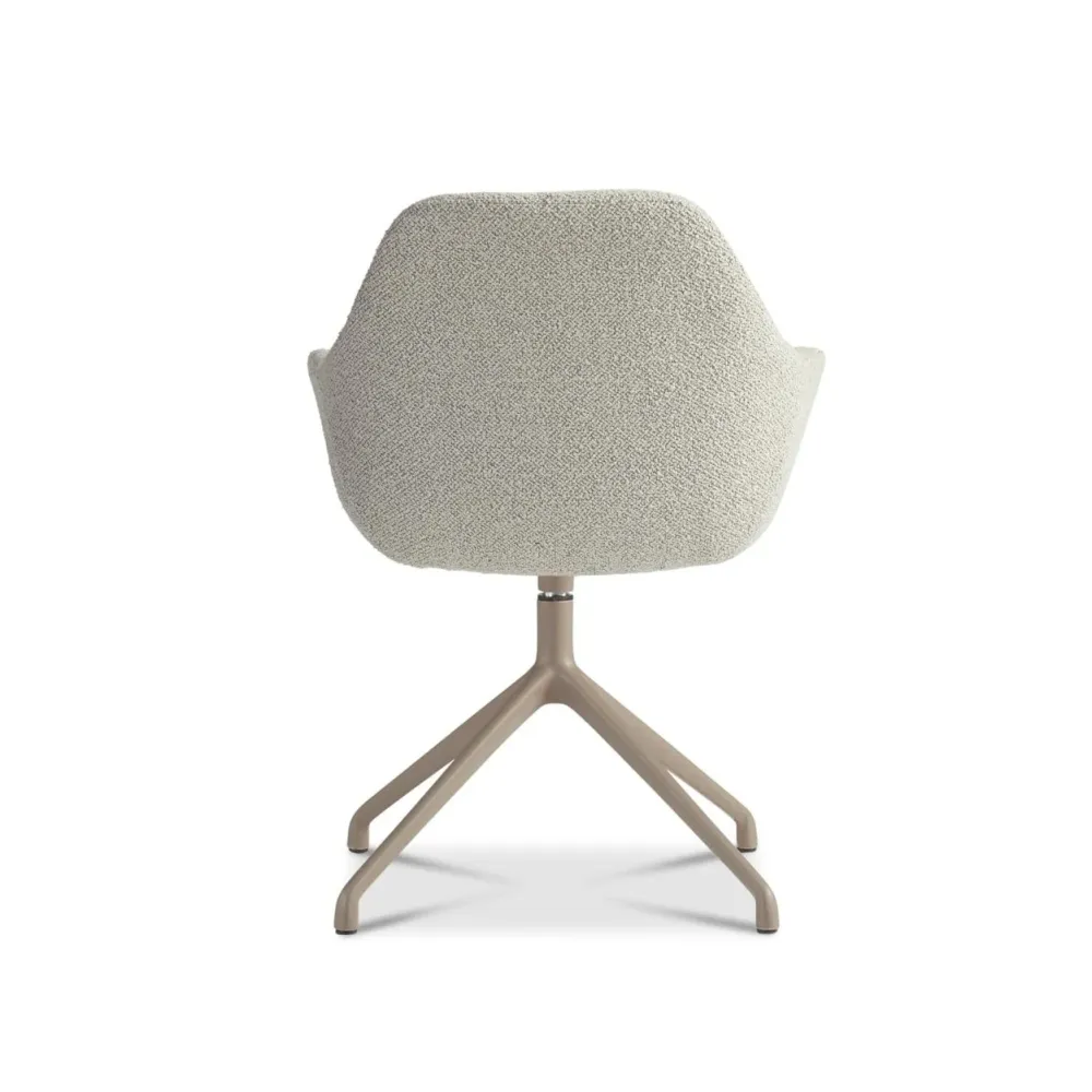 Dyyk Ids eetkamerstoel beige onderstel Cosmo nature
