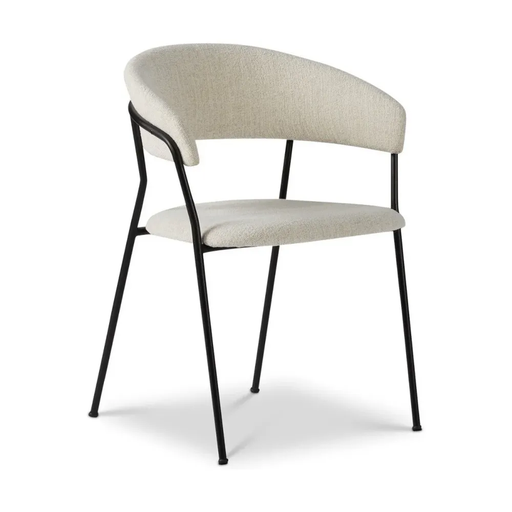 Dyyk Jon eetkamerstoel Baran Natural Black