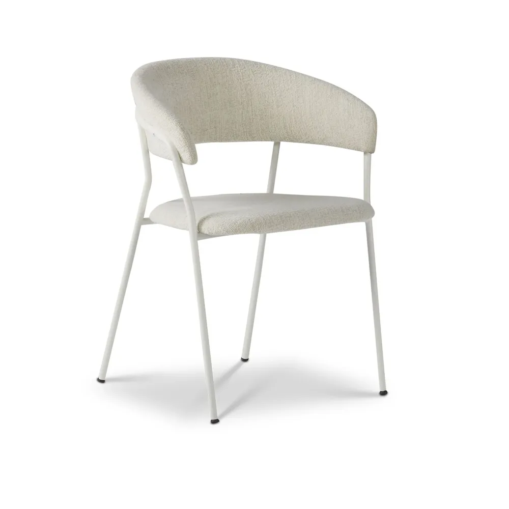 Dyyk Jon eetkamerstoel Baran Natural White