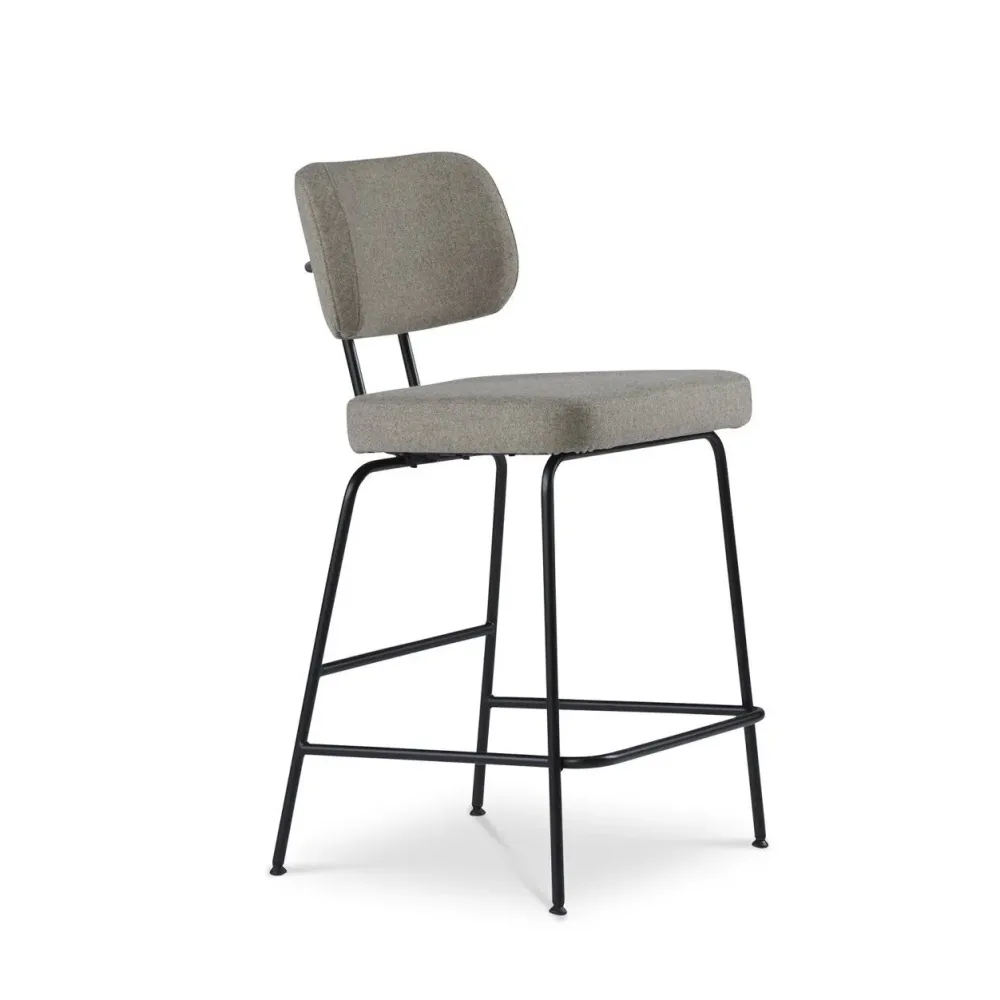 Dyyk Ted barkruk H65 new wool stone